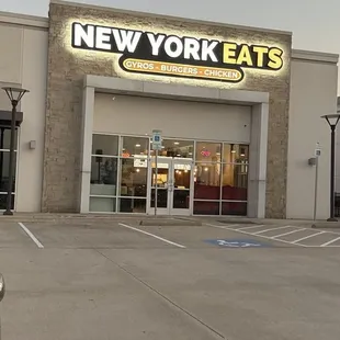 Exterior front entrance