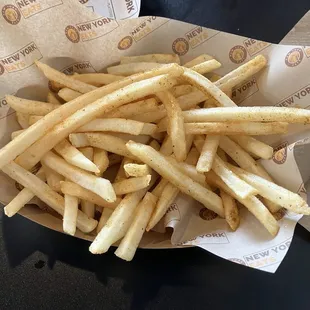 Seasoned (aka salted) fries