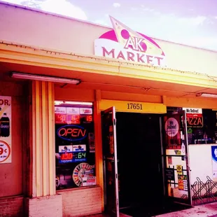 the front of a restaurant