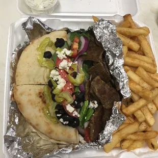 Gyro plate and sandwich