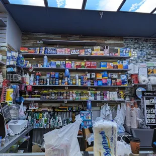 a woman working at the counter