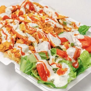 Grilled Checkin over rice &amp; Salad