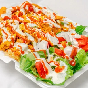 Grilled Checkin over rice and salad