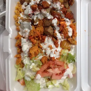 Combo with rice. Yum!