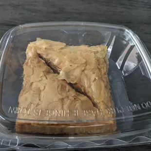Baklava. Only item in my order that was good.