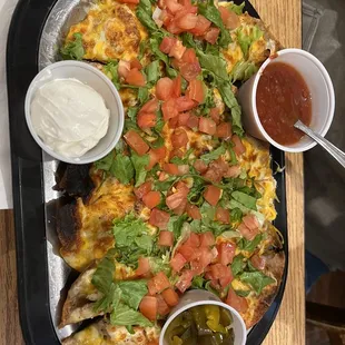 Chicken Fajita Supreme Nachos