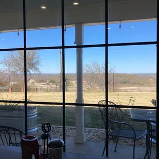 View from our table