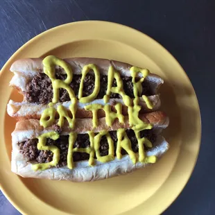 The only place to get the best Roar on the Shore Greek Dogs!!!