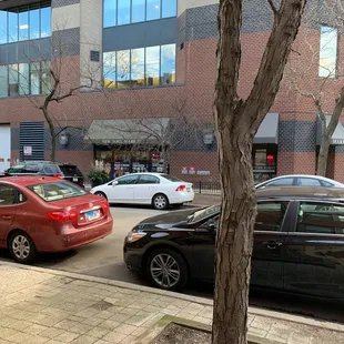 Street view of New York market