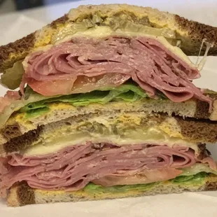 Hot NY Pastrami with Swiss