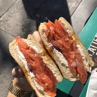Bagel with Smoked Salmon
