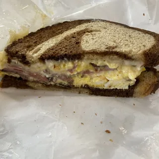 Egg, Pastrami, Cheese