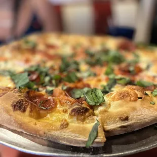 Margarita 3. Grandma Pie Pizza with pepperoni