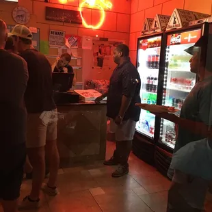 They&apos;re out of condiments and no one will even acknowledge that he is standing there to let them know.