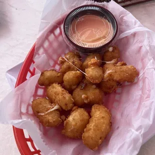 Real cheese curds!