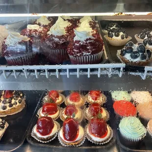 a variety of pastries