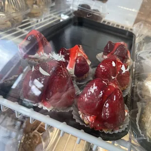 a variety of pastries