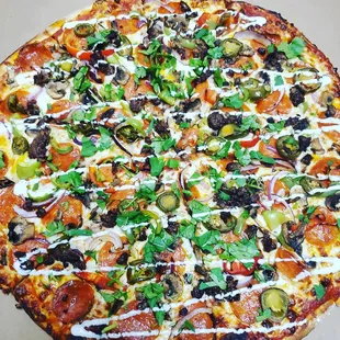 Create ur own custom build pizza