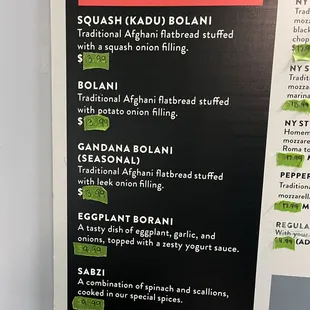 Menu 5 as of 11.20.2023