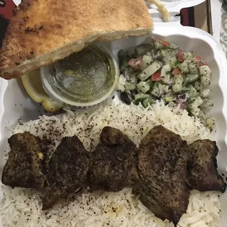 Beef Tikka Kabob Skewer