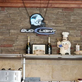 bud light sign