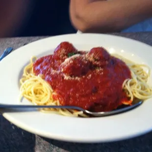 Spaghetti and meat balls