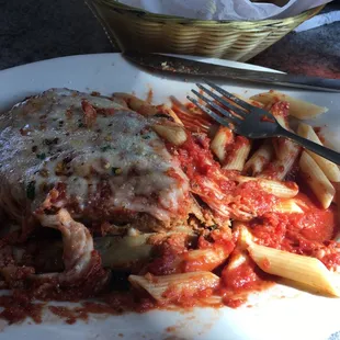 Eggplant parmigiana great