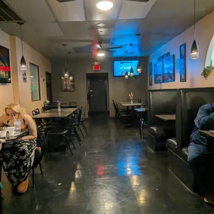 the dining area