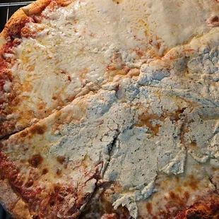 Large half cheese, half ricotta...