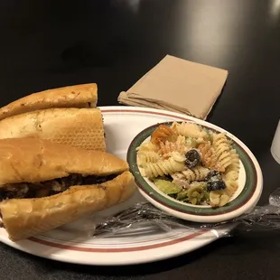 Philly Cheese Steak with mushrooms