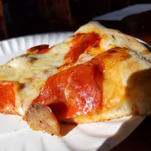 Paper plates just like New York City Check!