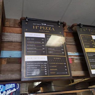 order at the counter. They also have a book you can flip through and order by photograph of the pizza you like