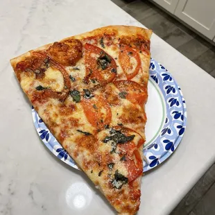 Margherita Slice was so big and flavorful