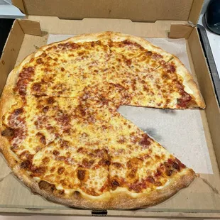 Large Cheese is legit good! Shared some with the neighbors! Happy Holidays!