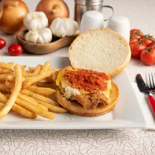Chicken Parmesan Sandwhich