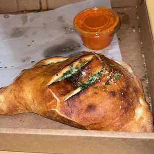 Spinach Calzone