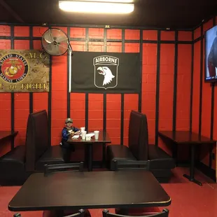 2/26/2023 - New Booths along the front wall