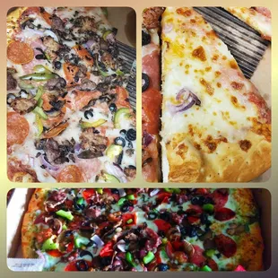 Top photos May 2021 (where are the topping on the top right picture?)   Bottom photo pictures from 4-5 years ago.