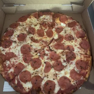 Pepperoni with garlic