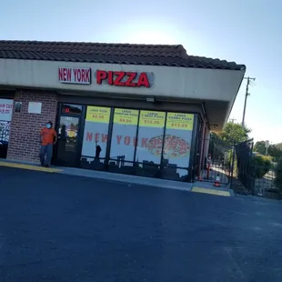 the front of the restaurant