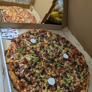 pizza, food