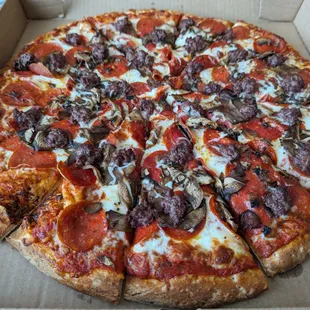 X-Large 3 combo pizza