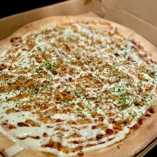 The best buffalo chicken pizza around