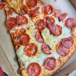 Pepperoni slice pizza