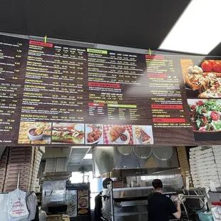 menus and prices
