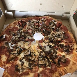 pizza, food