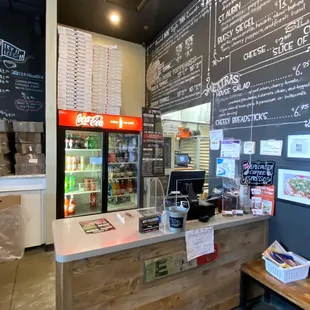 menus on the wall