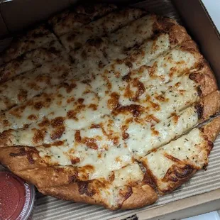 Cheesy Garlic Bread, yum!