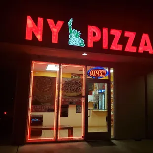 Front Entrance at night