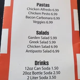 Menus